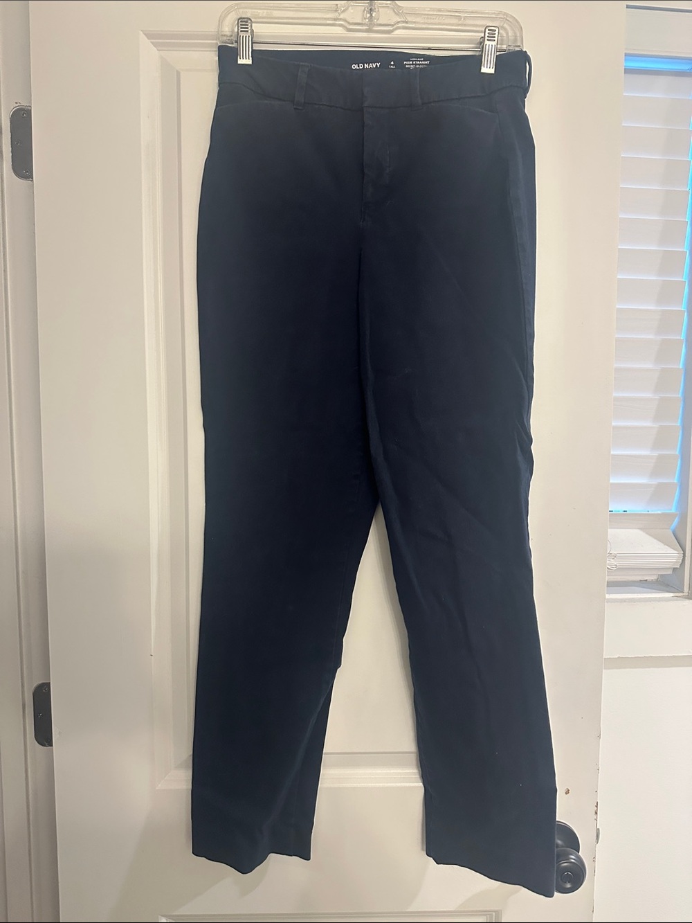 Old Navy Black Women's Straight-Leg Trousers